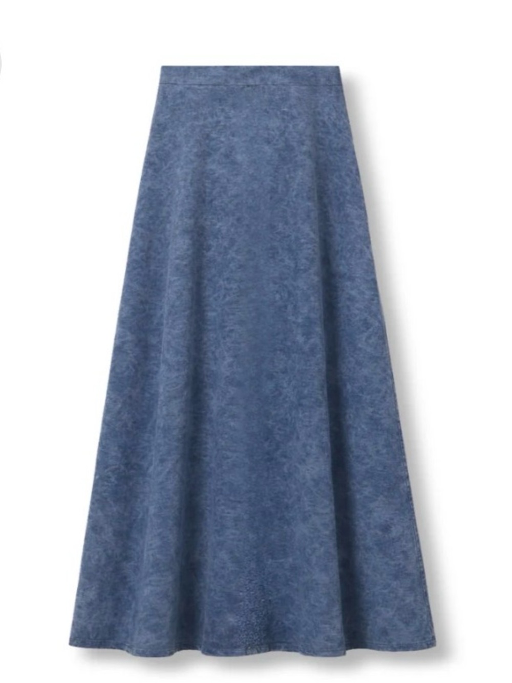 Three Bows NEW Maxi CAMP SKIRT WOMEN - Dark DENIM WASH Size Small